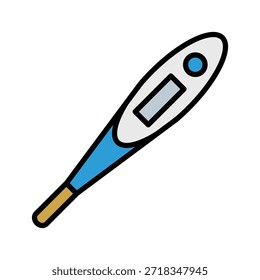 Plantillas de diseño de Vector de icono de termómetro simples y modernas