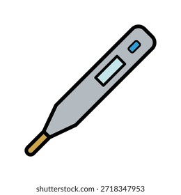 Plantillas de diseño de Vector de icono de termómetro simples y modernas