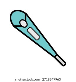 Plantillas de diseño de Vector de icono de termómetro simples y modernas