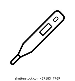 Plantillas de diseño de Vector de icono de termómetro simples y modernas