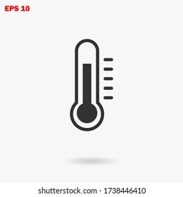 Thermometer icon vector eps 10