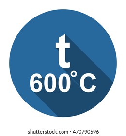 Thermometer Icon, vector, icon flat