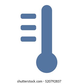 Thermometer Icon Vector flat design style