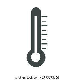 Thermometer icon vector flat style design.