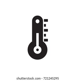 thermometer icon vector.  glyph style