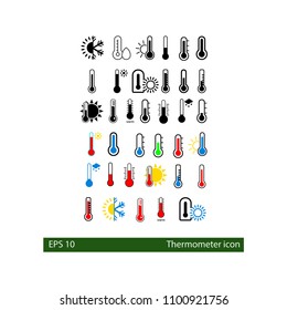 Thermometer icon , vector illustration