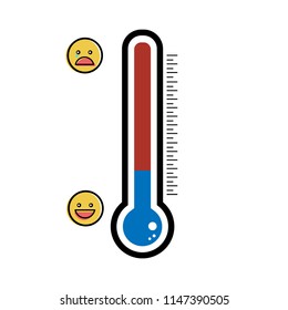 Thermometer icon vector illustration