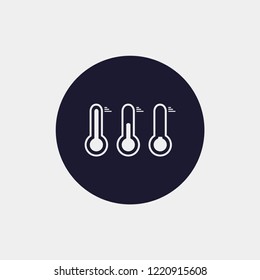 thermometer icon, Vector illustration