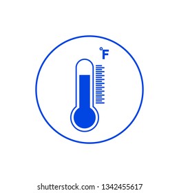 Thermometer icon. Vector illustration