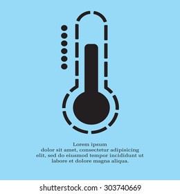 Thermometer icon , vector illustration