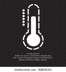 Thermometer icon , vector illustration