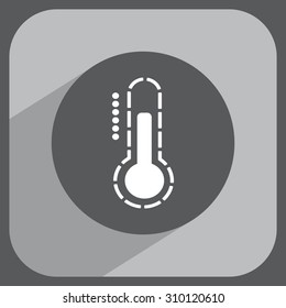 Thermometer icon, vector illustration