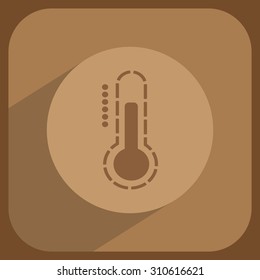 Thermometer icon , vector illustration