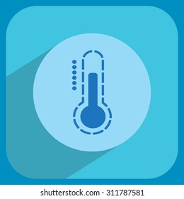 Thermometer icon , vector illustration