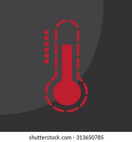 Thermometer icon , vector illustration