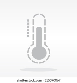 Thermometer icon , vector illustration