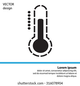 Thermometer icon , vector illustration