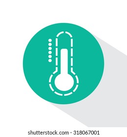 Thermometer icon , vector illustration
