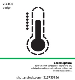 Thermometer icon , vector illustration