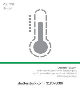 Thermometer icon , vector illustration
