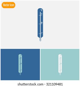 Thermometer icon , vector illustration