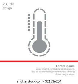 Thermometer icon , vector illustration