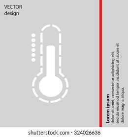 Thermometer icon , vector illustration