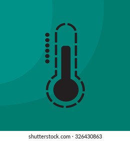 Thermometer icon , vector illustration