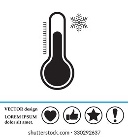 Thermometer icon , vector illustration