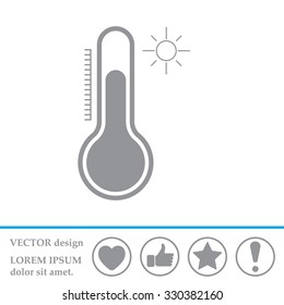 Thermometer icon , vector illustration