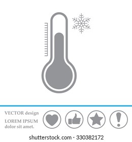 Thermometer icon , vector illustration
