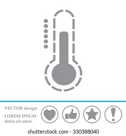 Thermometer icon , vector illustration