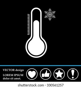 Thermometer icon , vector illustration