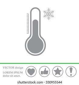 Thermometer icon , vector illustration