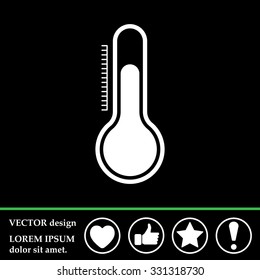 Thermometer icon , vector illustration