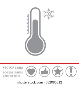 Thermometer icon , vector illustration