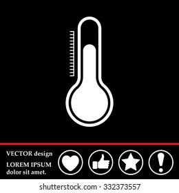 Thermometer icon , vector illustration