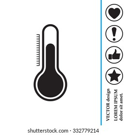 Thermometer icon , vector illustration