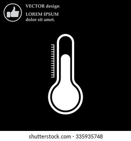 Thermometer icon , vector illustration