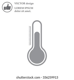 Thermometer icon , vector illustration