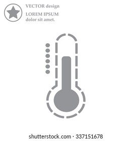 Thermometer icon , vector illustration