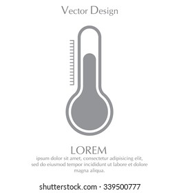 Thermometer icon , vector illustration