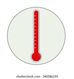 Thermometer icon. Vector illustration