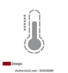 Thermometer icon , vector illustration