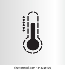 Thermometer icon , vector illustration