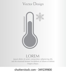 Thermometer icon , vector illustration