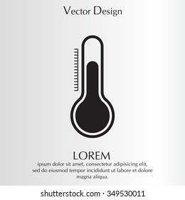 Thermometer icon , vector illustration