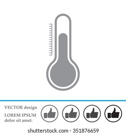 Thermometer icon , vector illustration