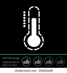 Thermometer icon , vector illustration