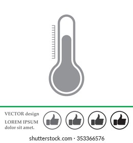 Thermometer icon , vector illustration